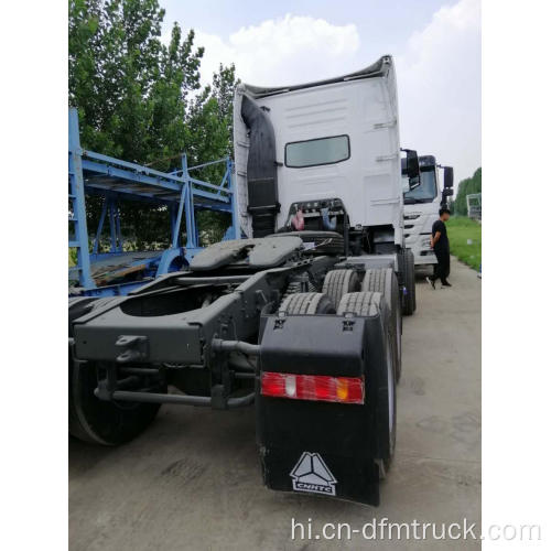 6x4 LHD 420HP A7 ट्रैक्टर हेड ट्रक का इस्तेमाल किया